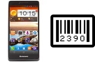 How to find the serial number on Lenovo A880