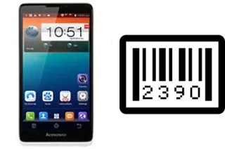 How to find the serial number on Lenovo A889