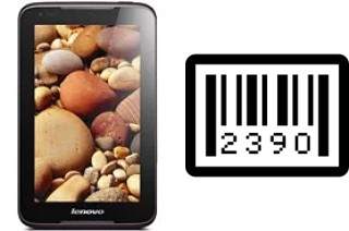 How to find the serial number on Lenovo IdeaTab A1000