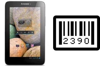 How to find the serial number on Lenovo IdeaTab A2107