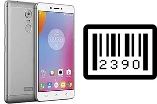 How to find the serial number on Lenovo K6 Note