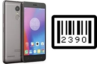 How to find the serial number on Lenovo K6 Power