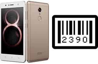 How to find the serial number on Lenovo K8