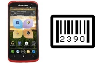 How to find the serial number on Lenovo S820