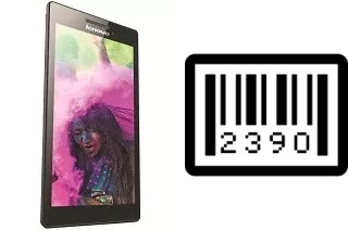 How to find the serial number on Lenovo Tab 2 A7-10