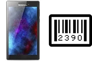 How to find the serial number on Lenovo Tab 2 A7-30