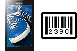 How to find the serial number on Lenovo Tab 2 A7-20