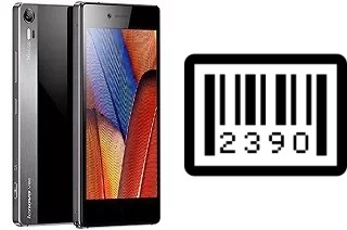 How to find the serial number on Lenovo Vibe Shot