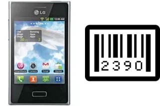 How to find the serial number on LG Optimus L3 E400