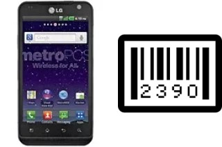 How to find the serial number on LG Esteem MS910