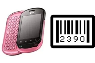 How to find the serial number on LG Optimus Chat C550