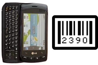 How to find the serial number on LG C710 Aloha