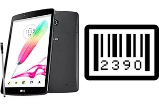 How to find the serial number on LG G Pad II 8.0 LTE