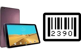 How to find the serial number on LG G Pad II 10.1