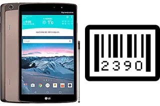 How to find the serial number on LG G Pad II 8.3 LTE