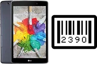 How to find the serial number on LG G Pad III 8.0 FHD