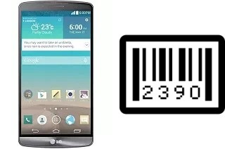 How to find the serial number on LG G3 A