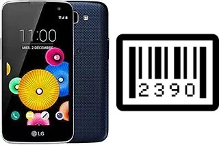 How to find the serial number on LG K4