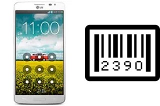 How to find the serial number on LG GX F310L