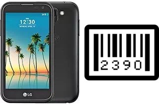 How to find the serial number on LG K3 (2017)