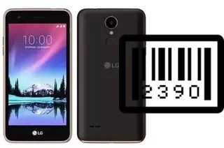 How to find the serial number on LG K7 (2017)