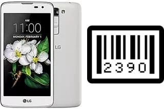 How to find the serial number on LG K7