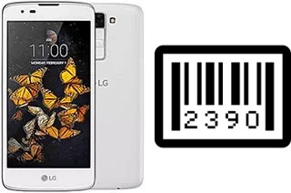 How to find the serial number on LG K8