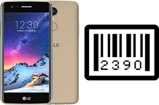 How to find the serial number on LG K8 (2017)