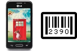 How to find the serial number on LG L40 D160