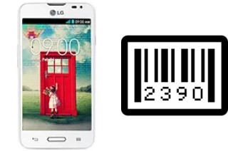 How to find the serial number on LG L65