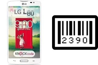 How to find the serial number on LG L80