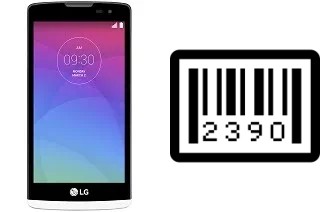 How to find the serial number on LG Leon