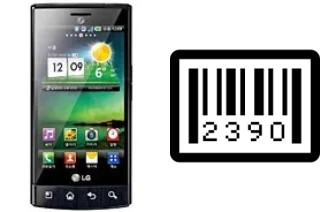 How to find the serial number on LG Optimus Mach LU3000