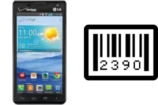 How to find the serial number on LG Lucid2 VS870