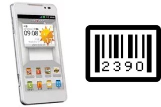 How to find the serial number on LG Optimus 3D Cube SU870