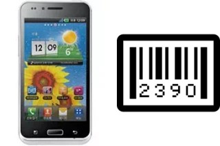 How to find the serial number on LG Optimus Big LU6800