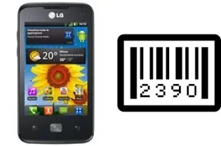 How to find the serial number on LG Optimus Hub E510