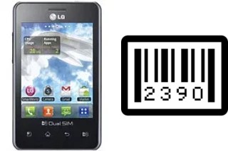 How to find the serial number on LG Optimus L3 E405