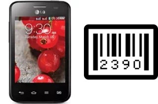 How to find the serial number on LG Optimus L3 II Dual