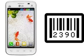 How to find the serial number on LG Optimus L4 II Tri E470