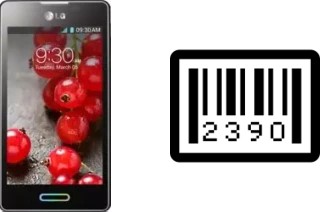 How to find the serial number on LG Optimus L5 II