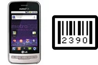 How to find the serial number on LG Optimus M