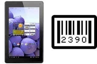 How to find the serial number on LG Optimus Pad LTE