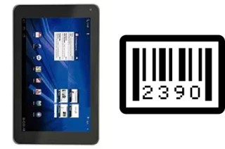 How to find the serial number on LG Optimus Pad V900