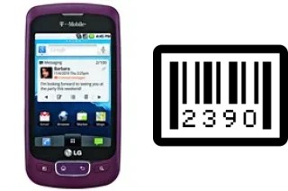 How to find the serial number on LG Optimus T