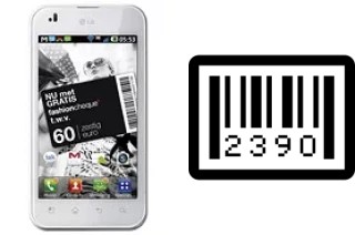 How to find the serial number on LG Optimus Black (White version)