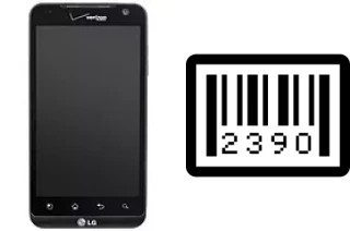 How to find the serial number on LG Revolution