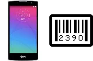 How to find the serial number on LG Spirit