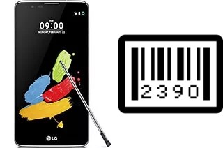 How to find the serial number on LG Stylus 2