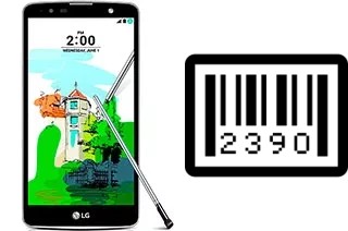 How to find the serial number on LG Stylus 2 Plus